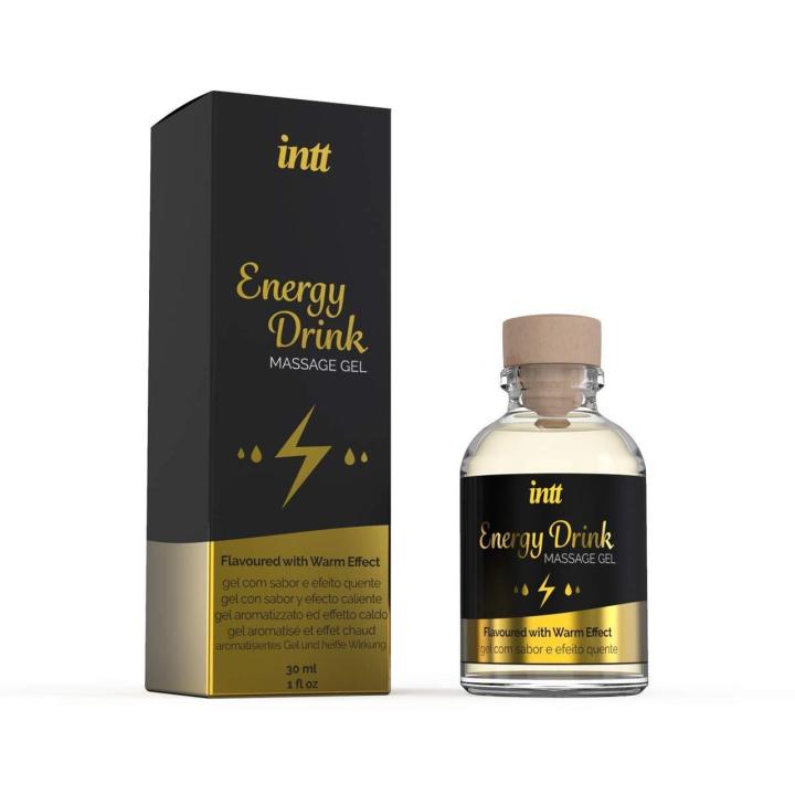 Rozgrzewający żel do masażu i pieszczot energy drink 30 ml | Loris.pl