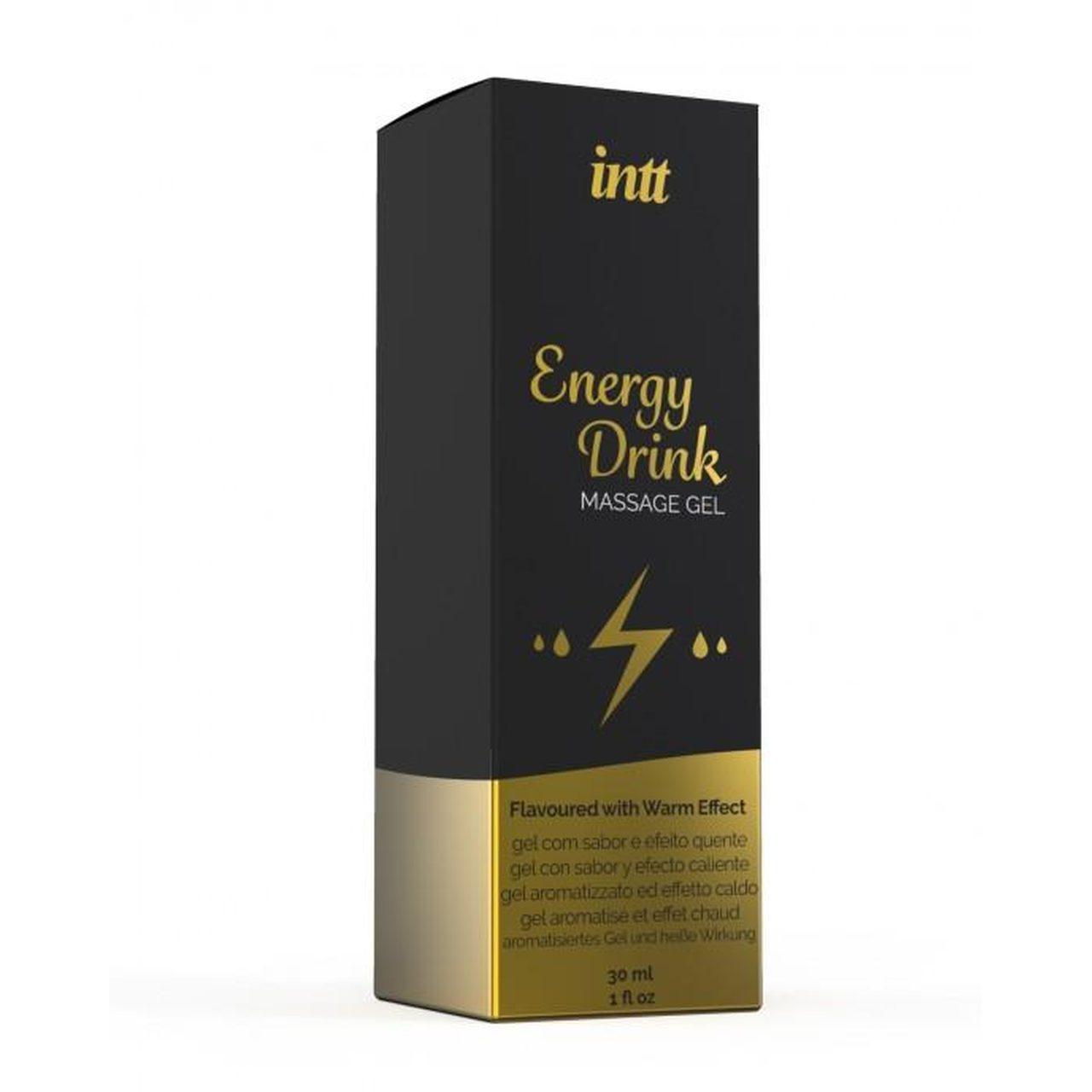 Rozgrzewający żel do masażu i pieszczot energy drink 30 ml | Loris.pl