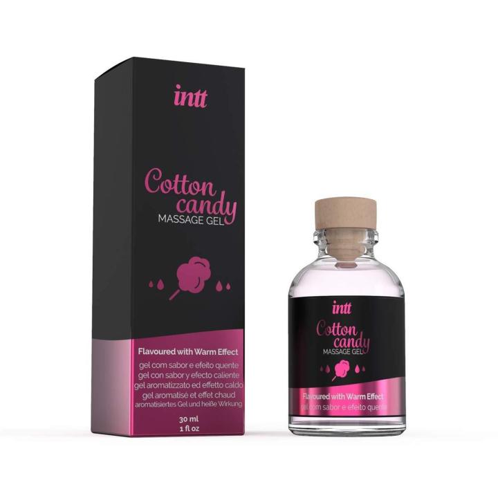 Jadalny żel do masażu wata cukrowa 30 ml | efekt ciepła | Loris.pl