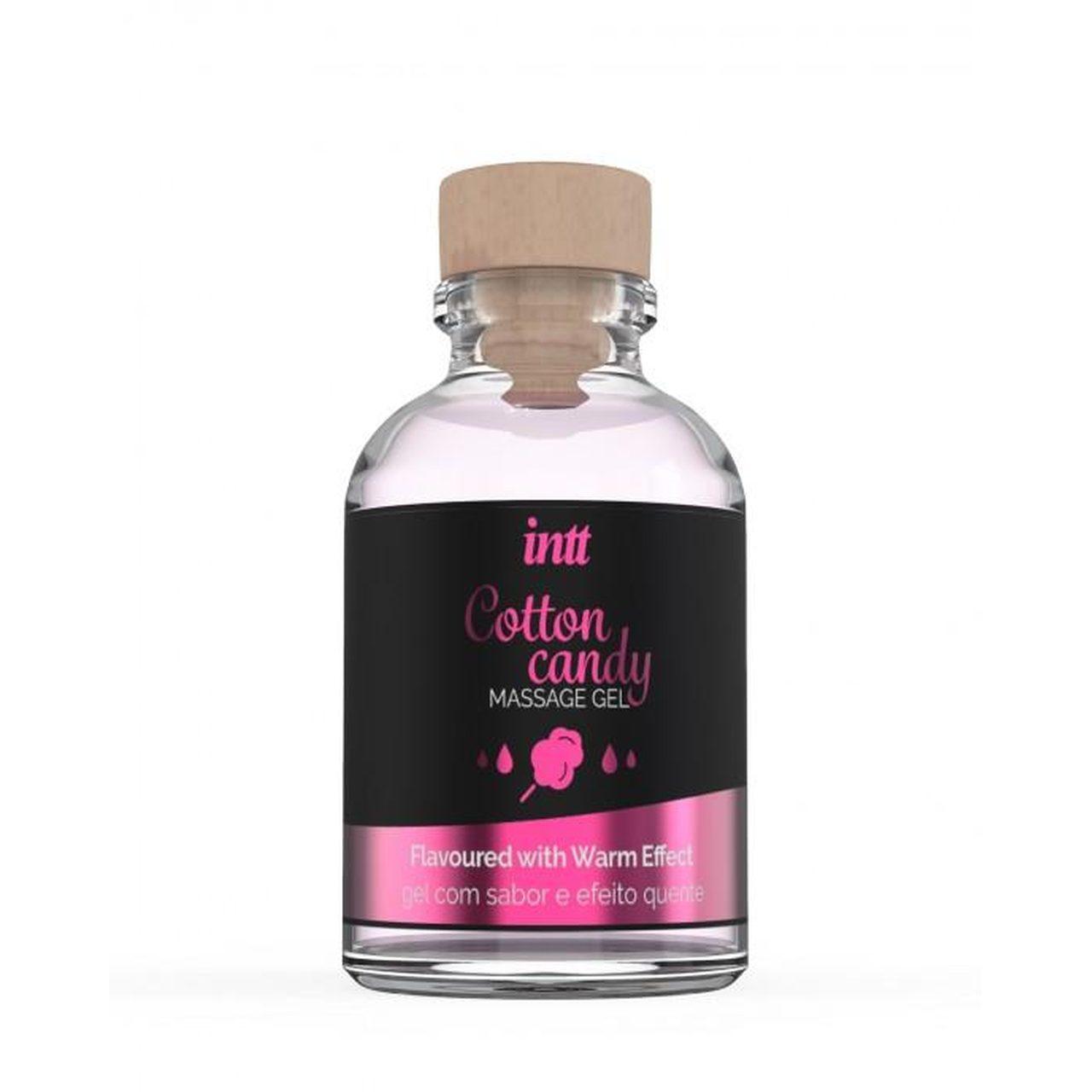 Jadalny żel do masażu wata cukrowa 30 ml | efekt ciepła | Loris.pl