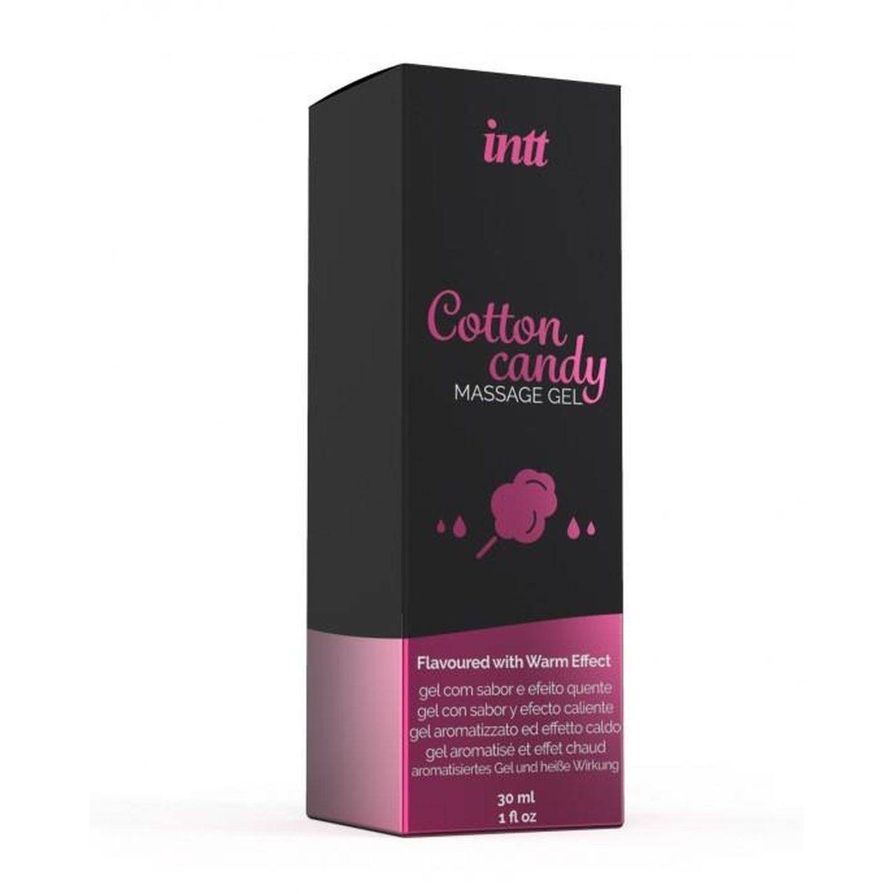Jadalny żel do masażu wata cukrowa 30 ml | efekt ciepła | Loris.pl