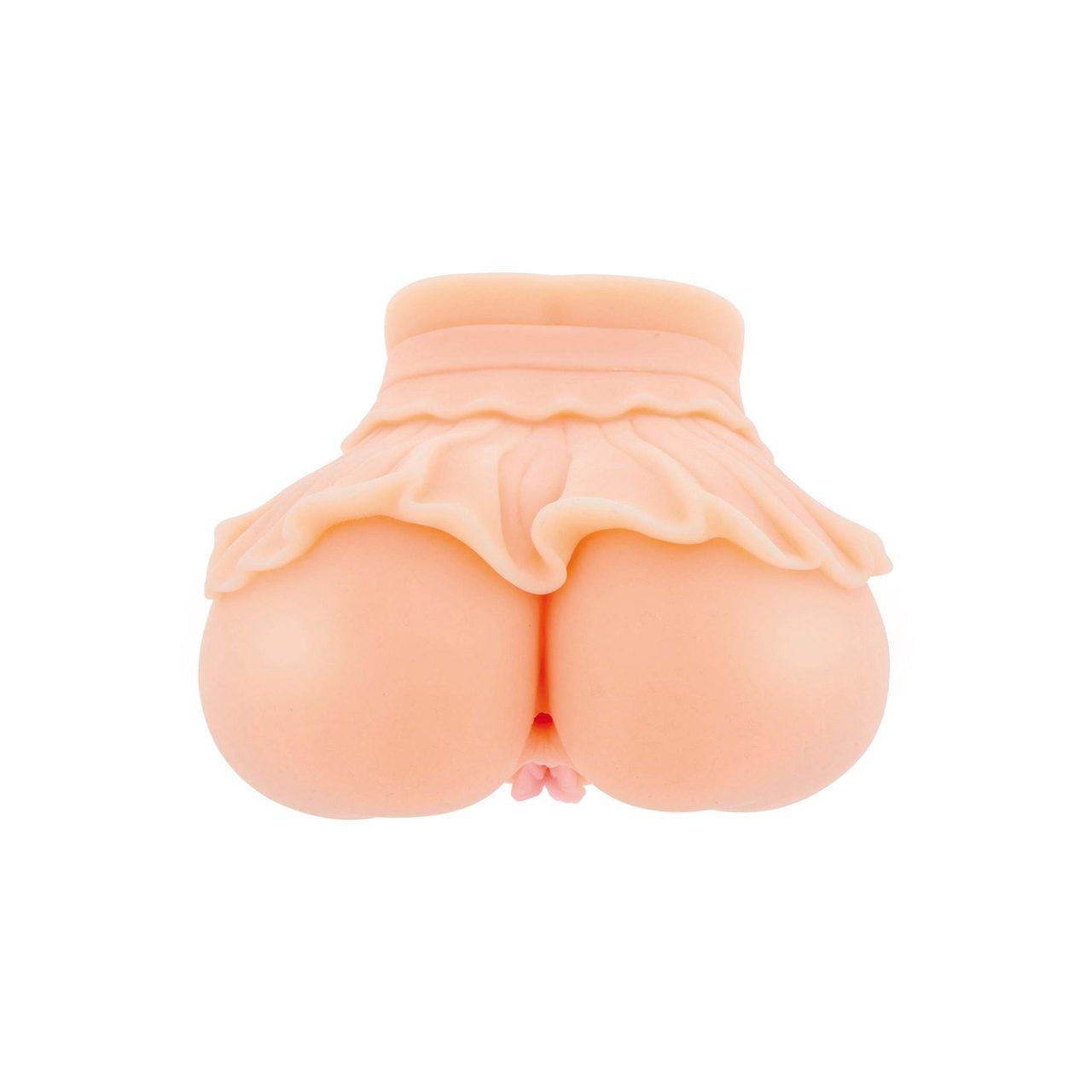 Masturbator wagina i anal TPE 15×17 cm z pierścieniem zaciskającym | Loris.pl
