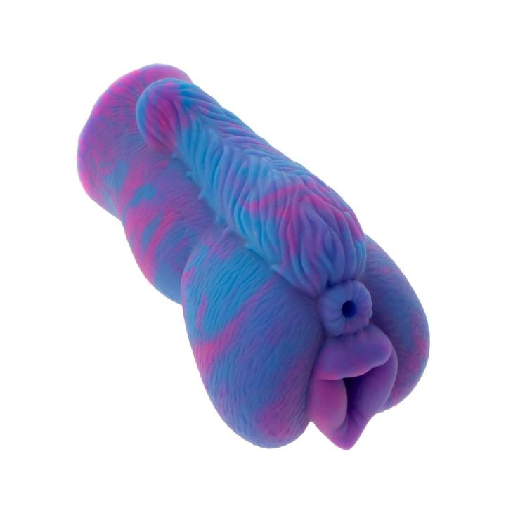 Realistyczny masturbator waginalny z podwójnym wejściem 16,5 cm | Loris.pl