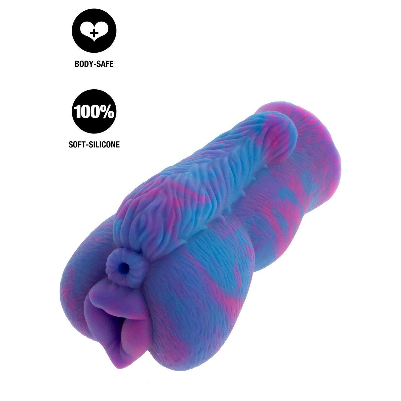 Realistyczny masturbator waginalny z podwójnym wejściem 16,5 cm | Loris.pl