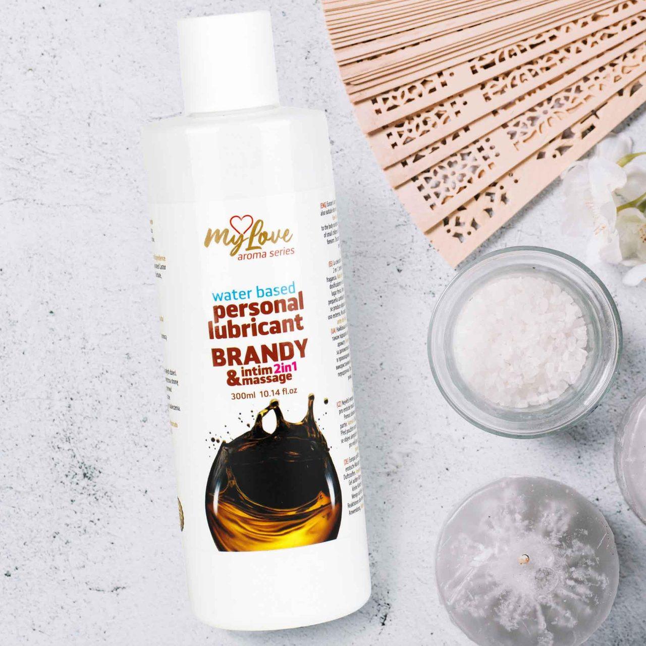 Żel intymny i do masażu 2w1 zapach brandy 300 ml | Loris.pl