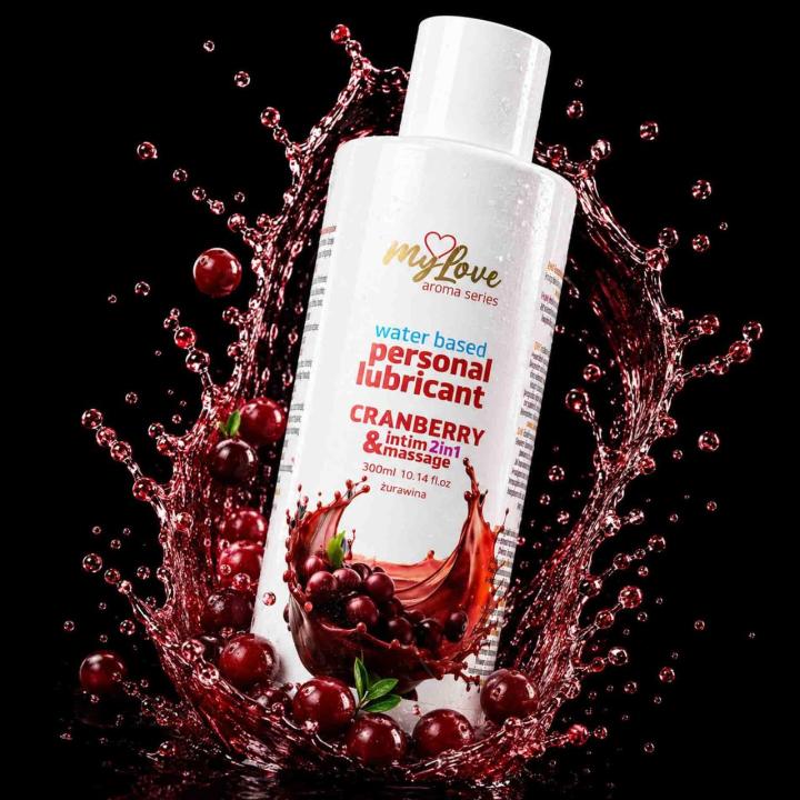Żel intymny i do masażu 2w1 żurawina 300 ml | Loris.pl
