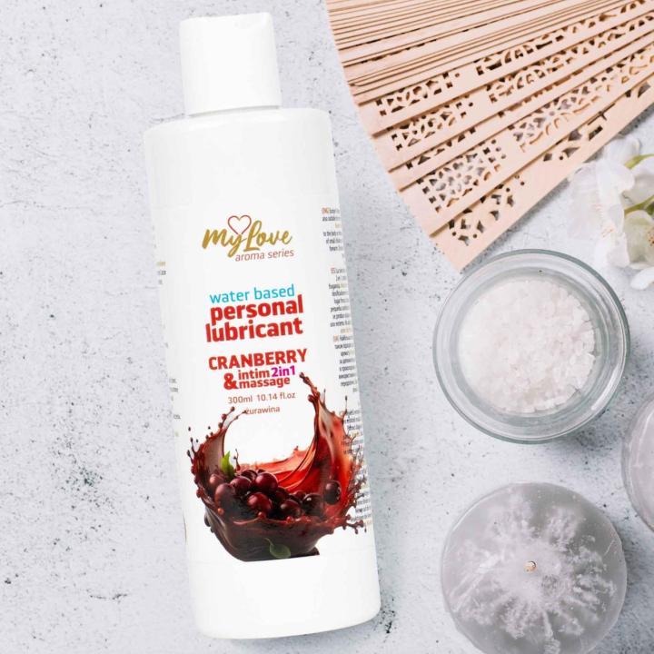 Żel intymny i do masażu 2w1 żurawina 300 ml | Loris.pl