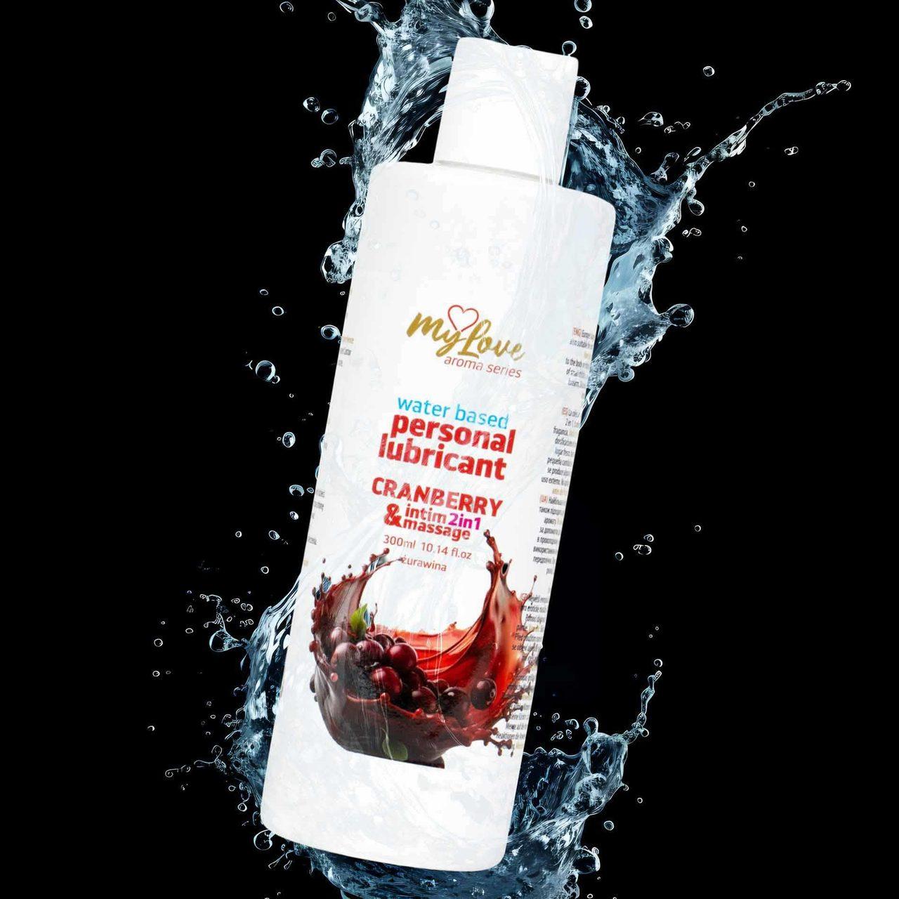 Żel intymny i do masażu 2w1 żurawina 300 ml | Loris.pl
