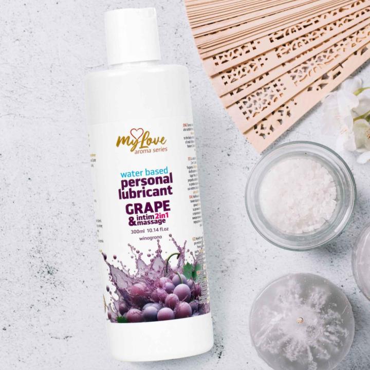 Żel do masażu i intymnych pieszczot 2w1 winogrono 300 ml | Loris.pl