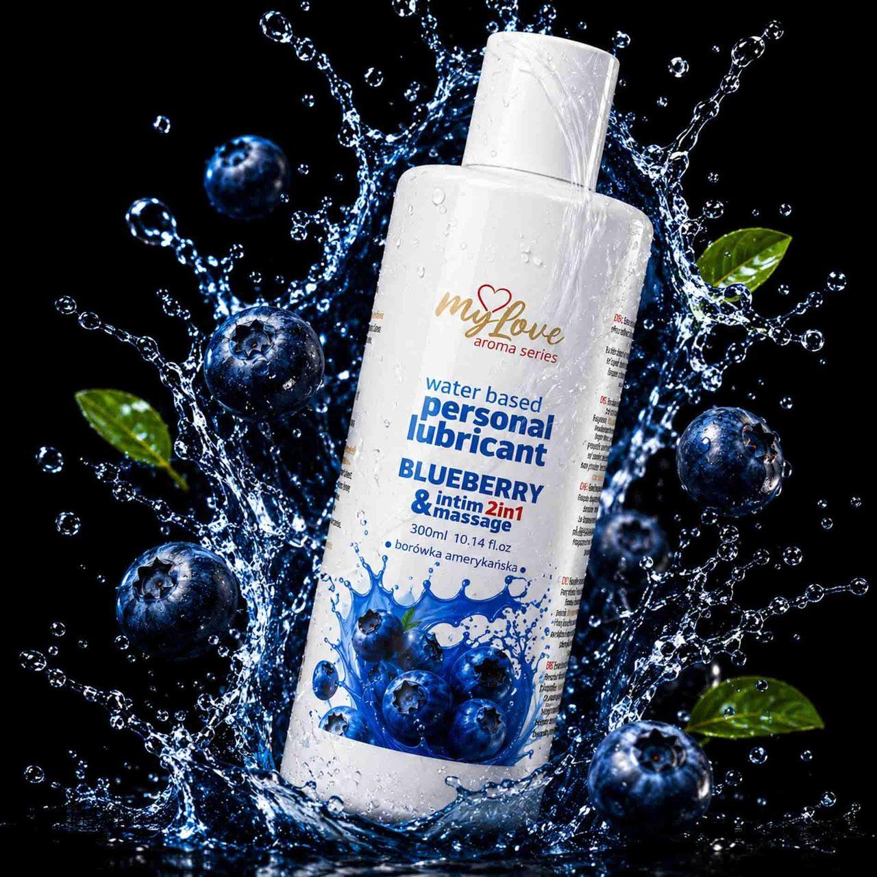 Żel intymny i do masażu 2w1 borówka 300 ml | Loris.pl