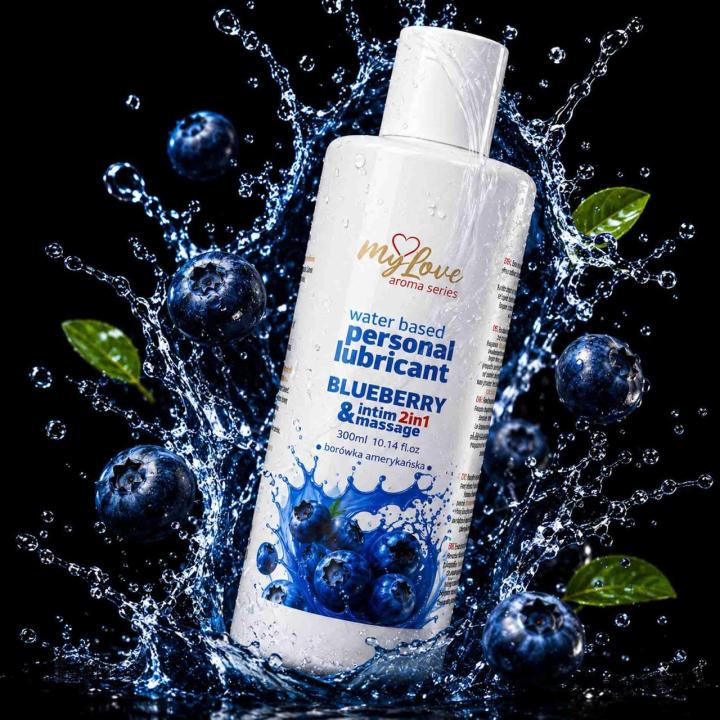 Żel intymny i do masażu 2w1 borówka 300 ml | Loris.pl