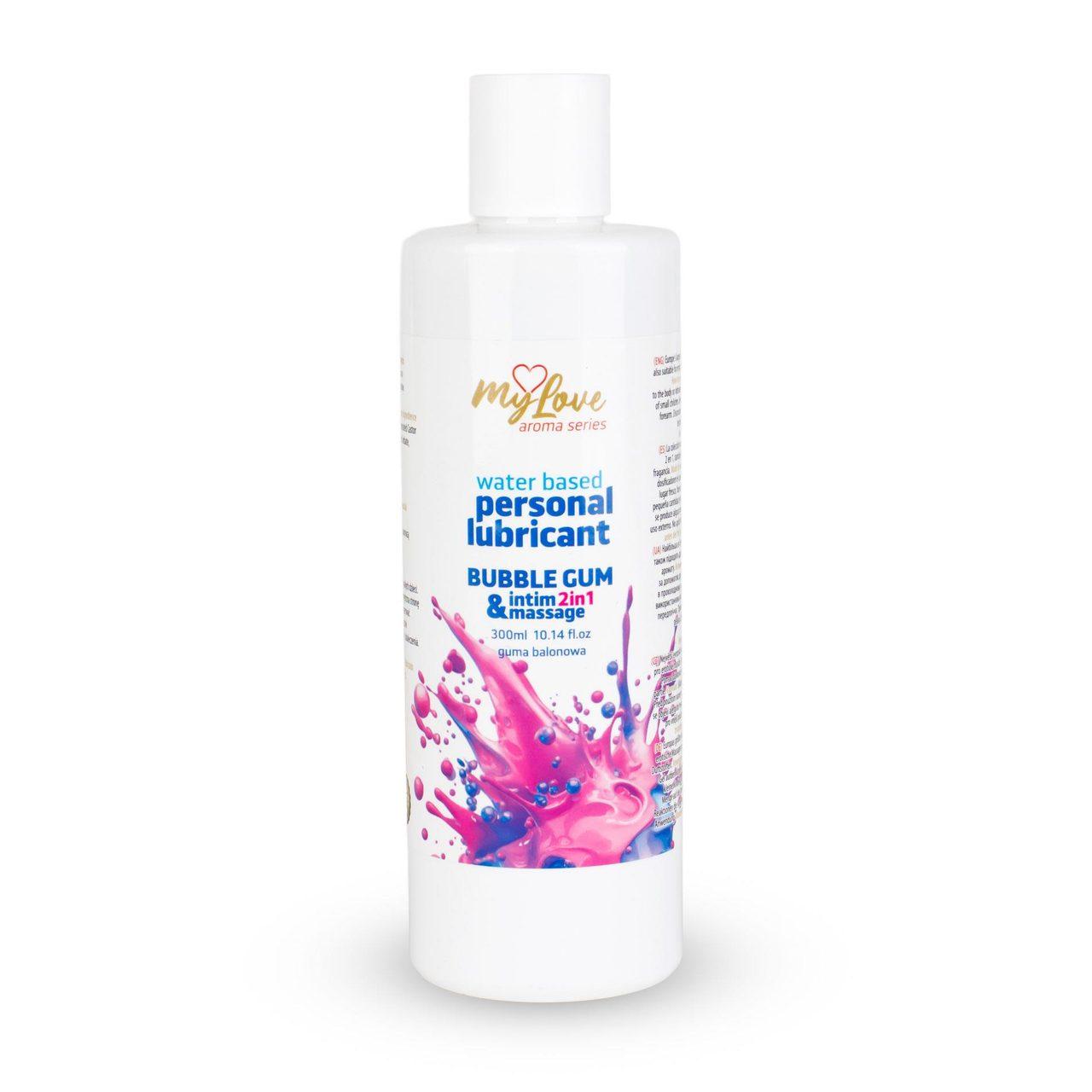 Żel intymny i do masażu 2w1 Bubble Gum 300 ml | Loris.pl