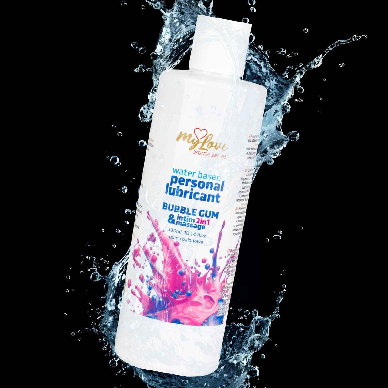 Żel intymny i do masażu 2w1 Bubble Gum 300 ml | Loris.pl