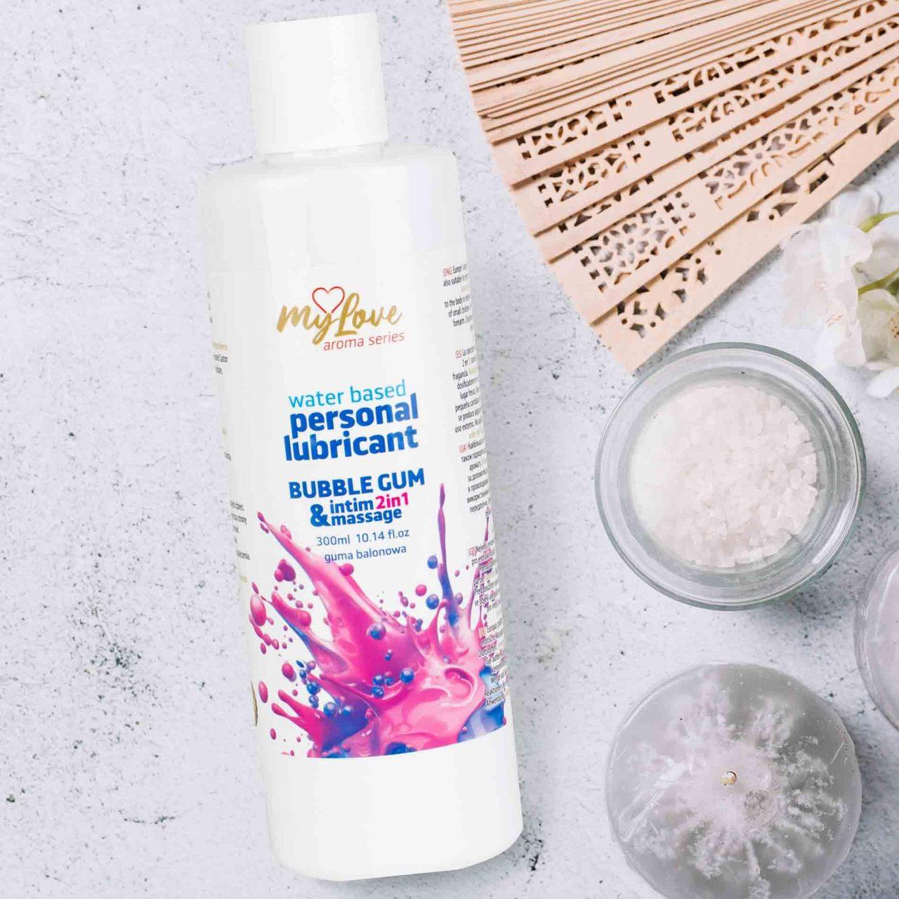 Żel intymny i do masażu 2w1 Bubble Gum 300 ml | Loris.pl