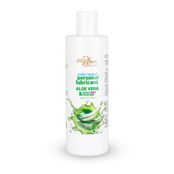 Żel intymny i do masażu 2w1 aloes 300 ml | Wodna formuła