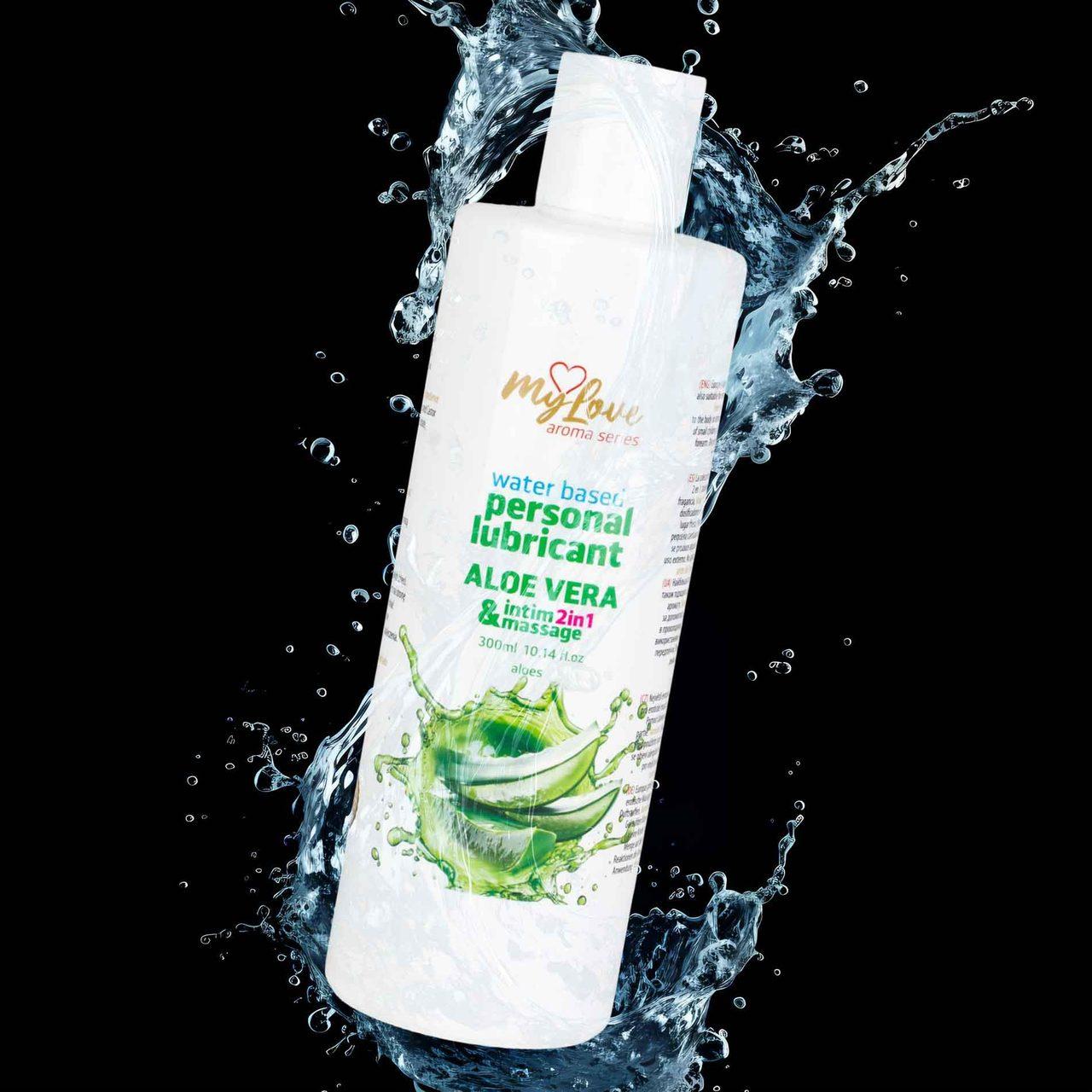 Żel intymny i do masażu 2w1 aloes 300 ml | Wodna formuła