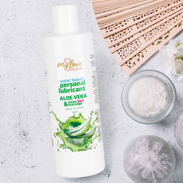 Żel intymny i do masażu 2w1 aloes 300 ml | Wodna formuła