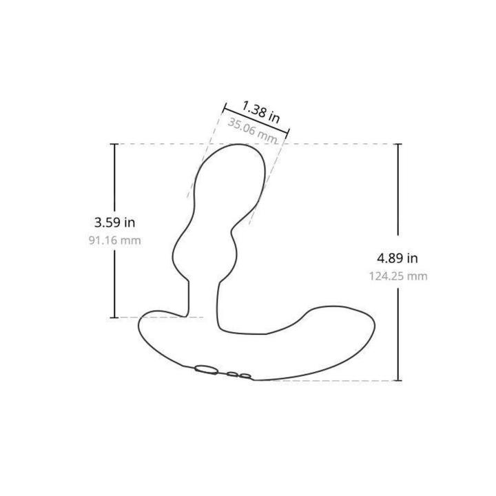 Masażer prostaty Bluetooth z aplikacją, 2 silniki, IPX7
