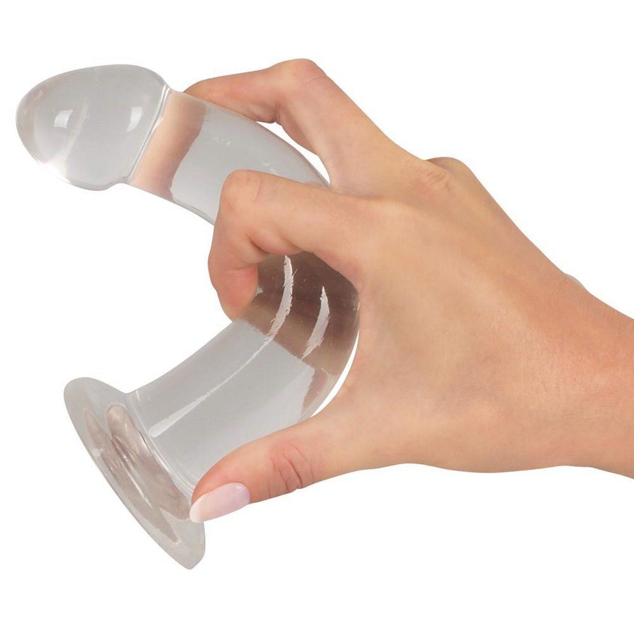 Zestaw dildo analnych 3 szt. przezroczyste z przyssawką | Loris.pl