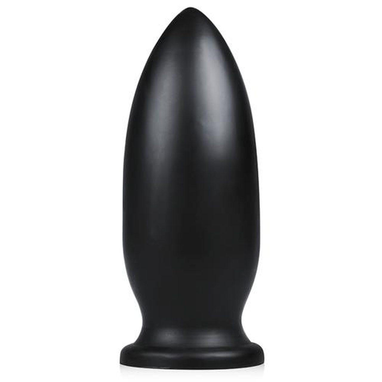 Plug analny XXL z przyssawką 25,5 cm – czarny | Loris.pl