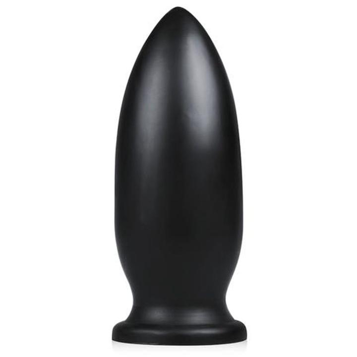 Plug analny XXL z przyssawką 25,5 cm – czarny | Loris.pl