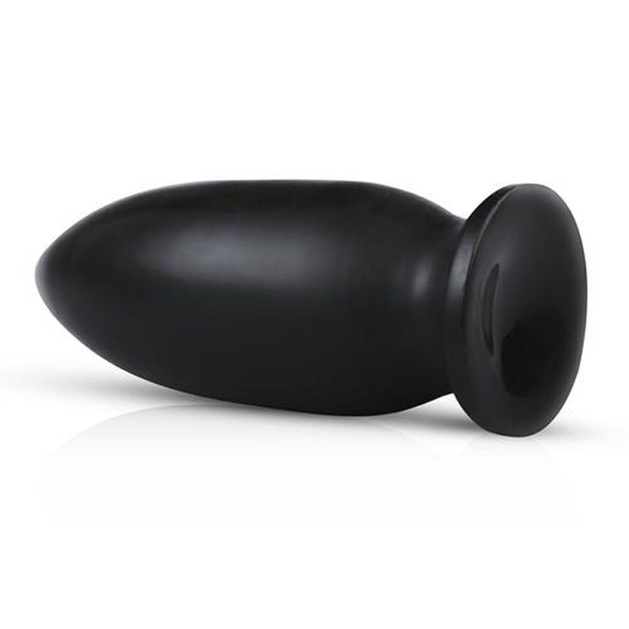 Plug analny XXL z przyssawką 25,5 cm – czarny | Loris.pl