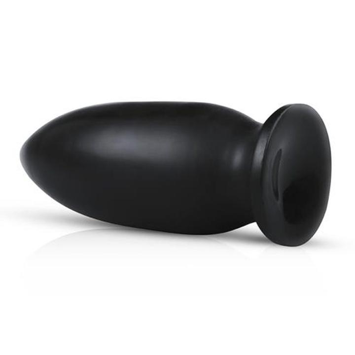 Plug analny XXL z przyssawką 25,5 cm – czarny | Loris.pl