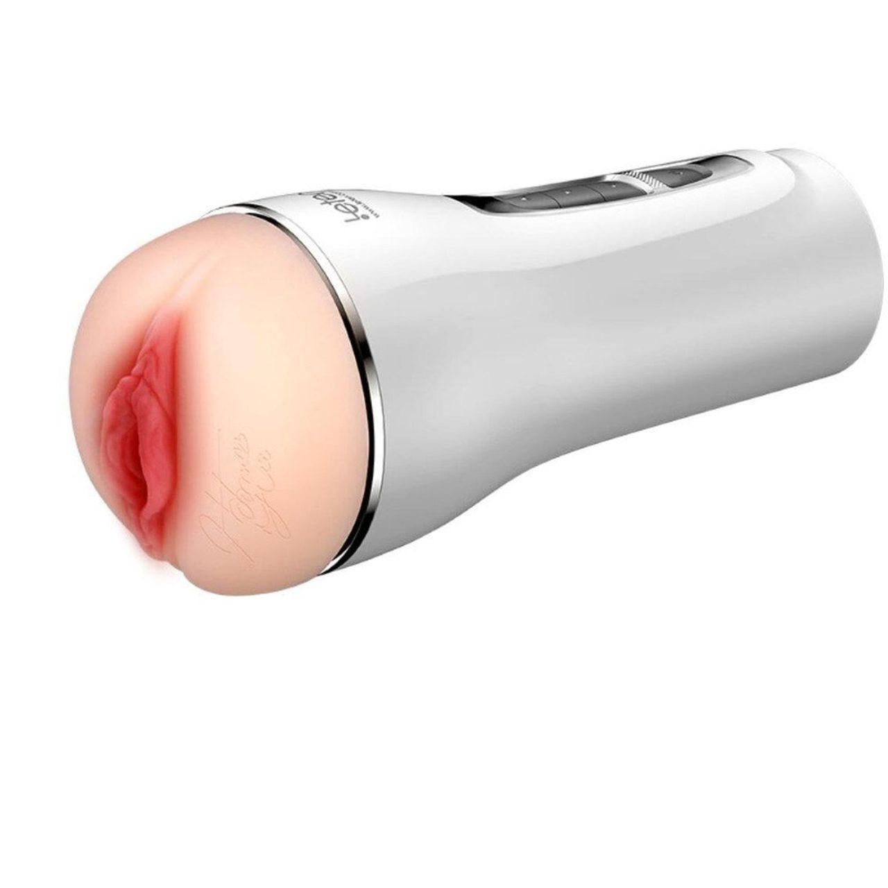 Automatyczny masturbator z wibracją i dźwiękiem USB 22,5 cm | Loris.pl