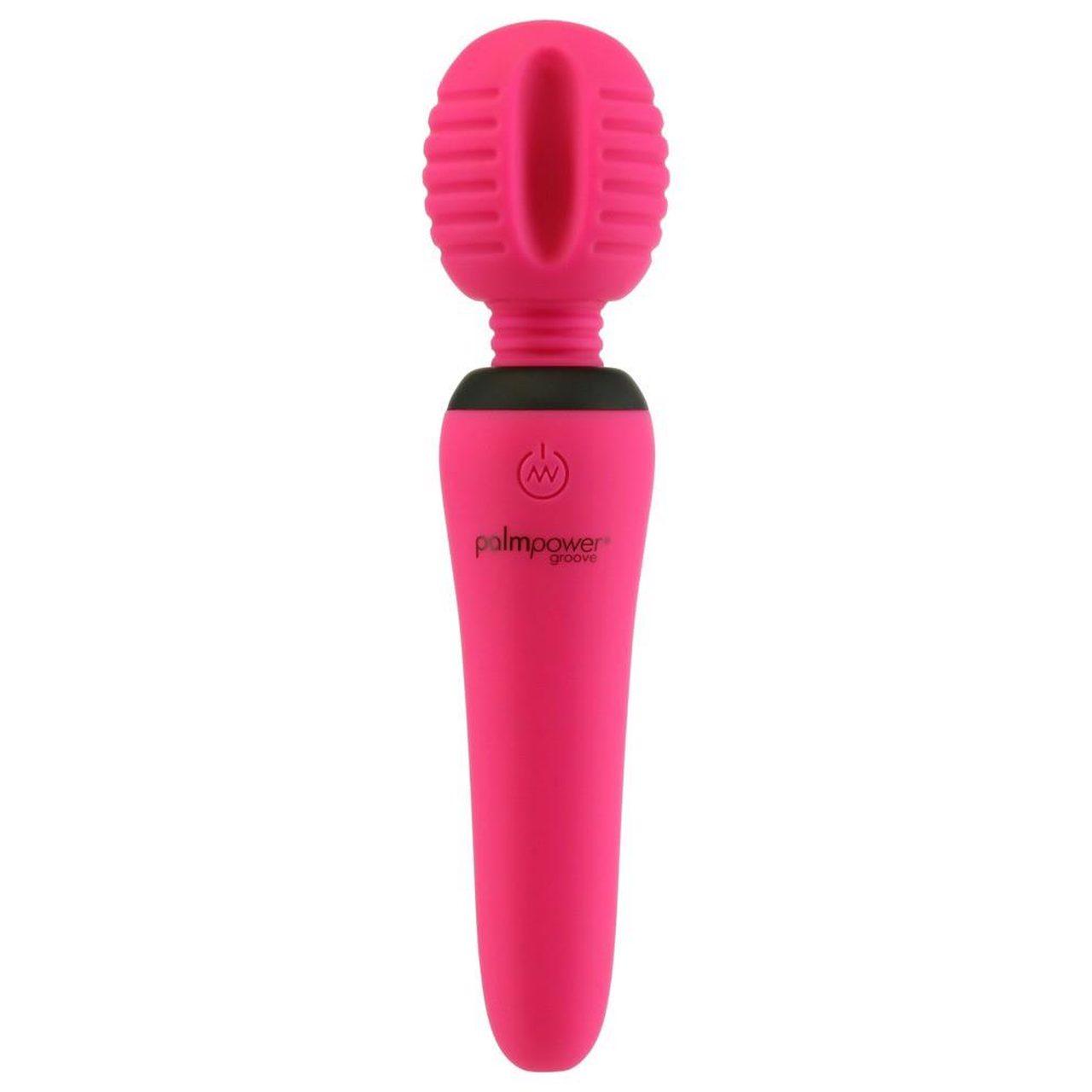 Mini masażer wand 15,4 cm – 7 trybów, silikonowa główka z rowkami | Loris.pl
