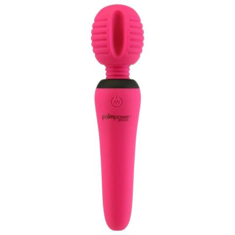 Mini masażer wand 15,4 cm – 7 trybów, silikonowa główka z rowkami