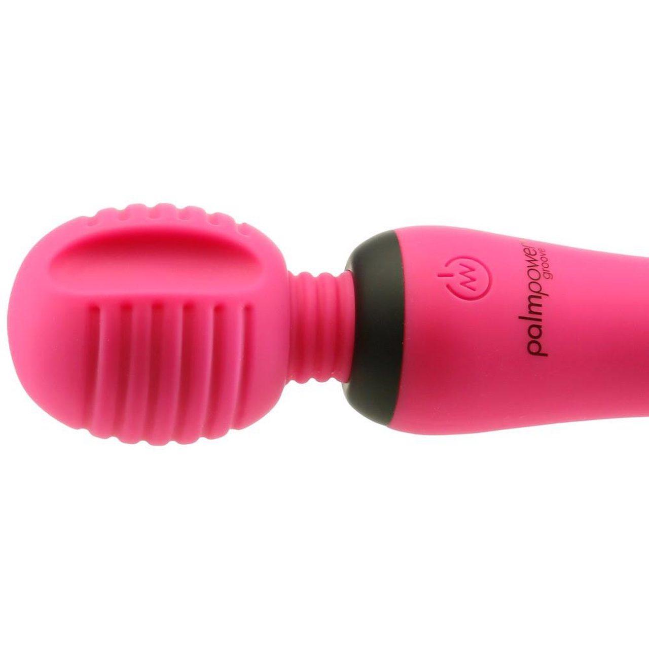 Mini masażer wand 15,4 cm – 7 trybów, silikonowa główka z rowkami | Loris.pl
