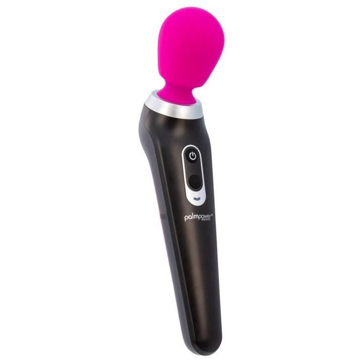 Różowy masażer wand 26,5 cm – 7 trybów, elastyczna główka, USB | Loris.pl