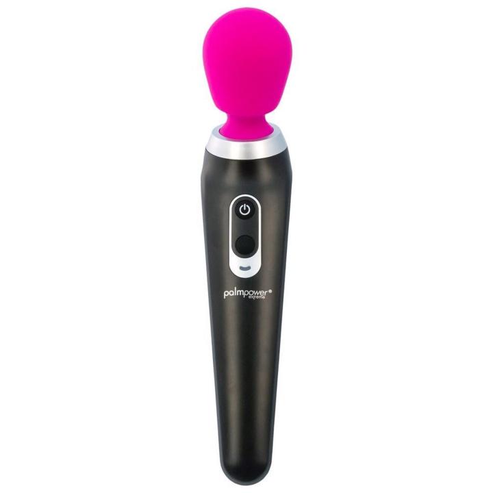 Różowy masażer wand 26,5 cm – 7 trybów, elastyczna główka, USB