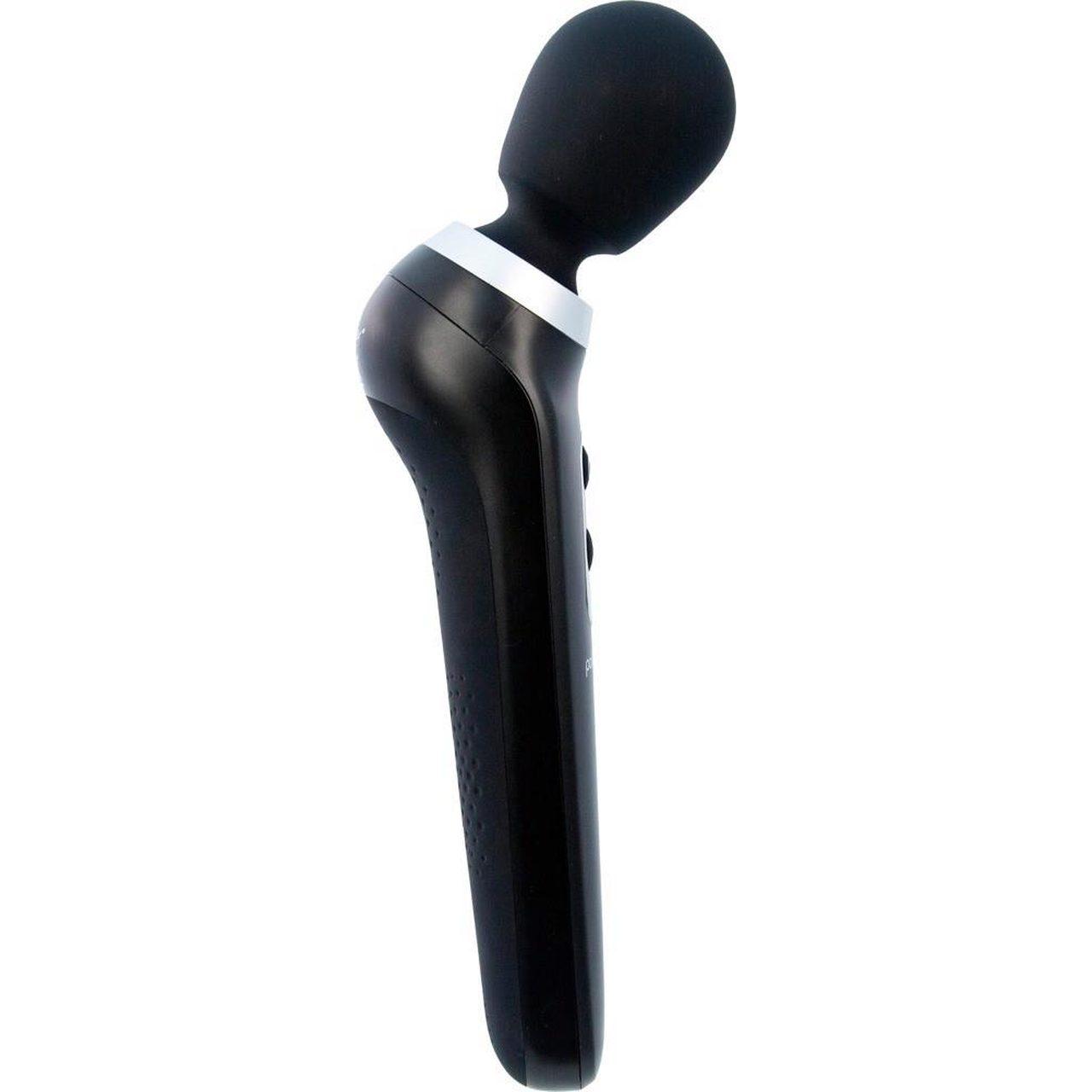Różdżka do masażu czarna 26,5 cm - 7 trybów, multispeed, USB | Loris.pl