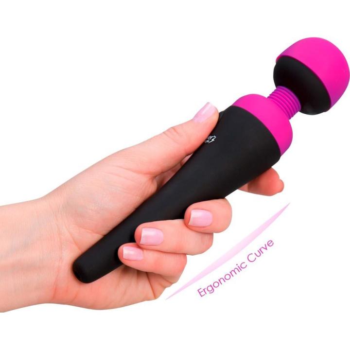 Wodoodporna różdżka do masażu USB 19,5 cm | 2 poziomy wibracji | Loris.pl