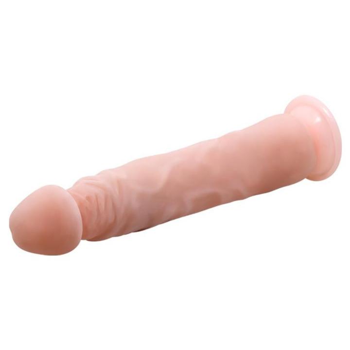 Cieliste dildo wibrujące z przyssawką i kontrolerem