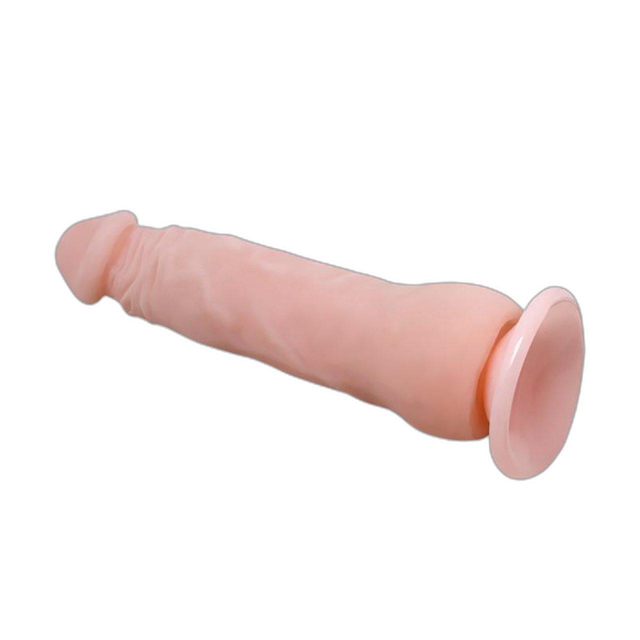 Cieliste dildo wibrujące z przyssawką i kontrolerem | Loris.pl