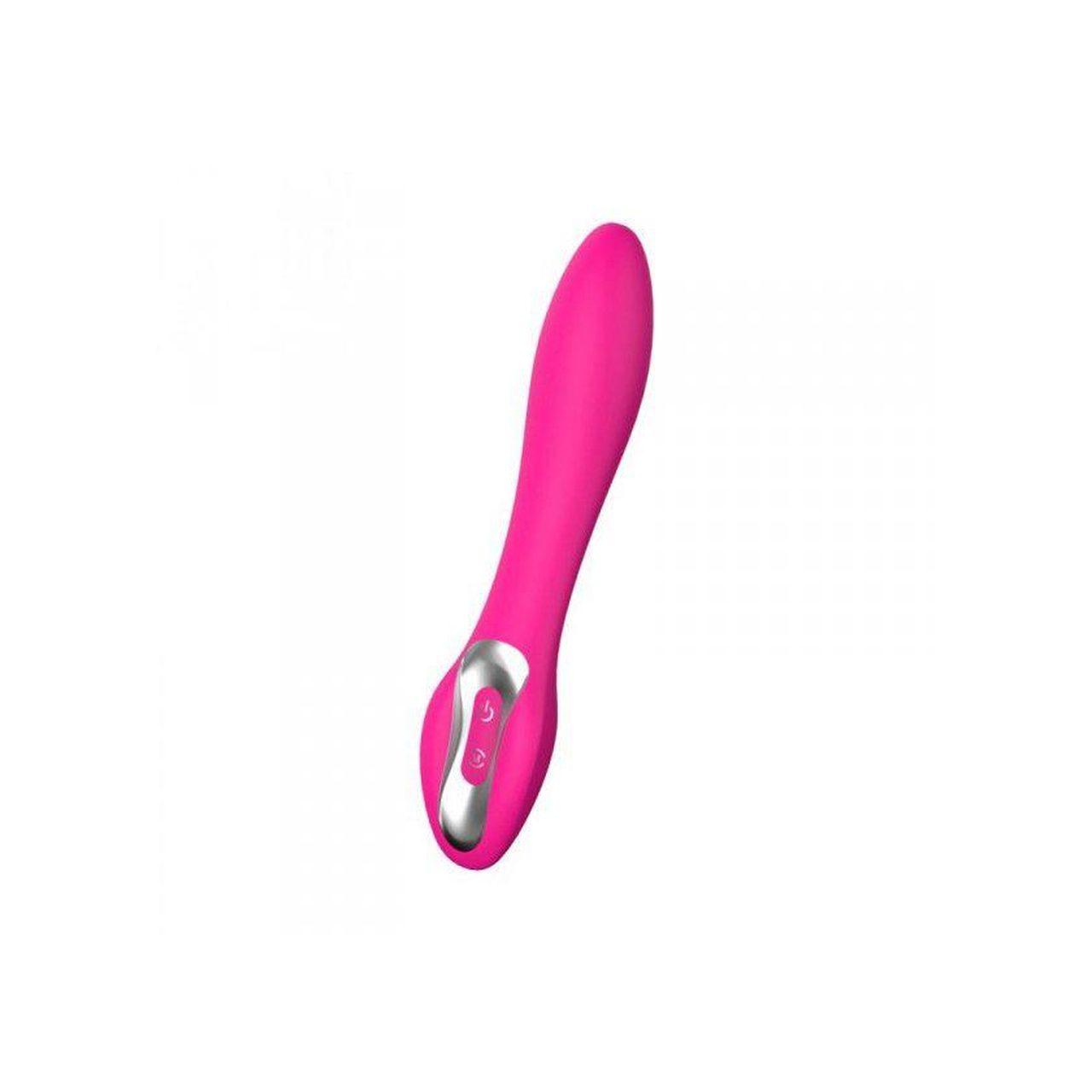 Ekskluzywny wibrator designerski różowy USB wodoodporny | Loris.pl
