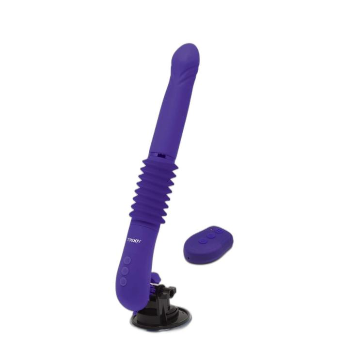 Wibrator pchający thruster 31 cm fioletowy | Ekskluzywne wibratory Loris.pl
