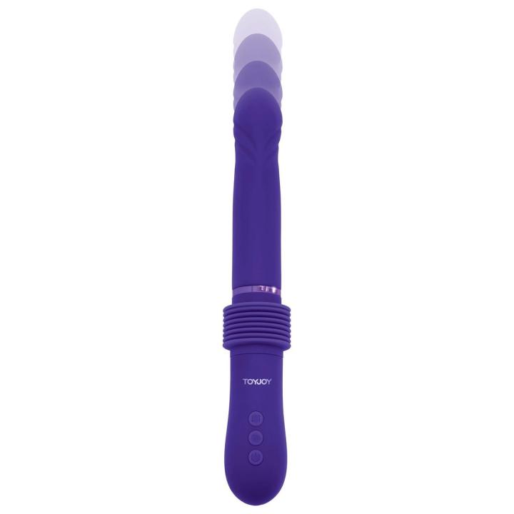 Wibrator pchający thruster 31 cm fioletowy | Ekskluzywne wibratory Loris.pl