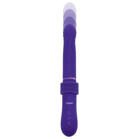 Wibrator pchający thruster 31 cm fioletowy