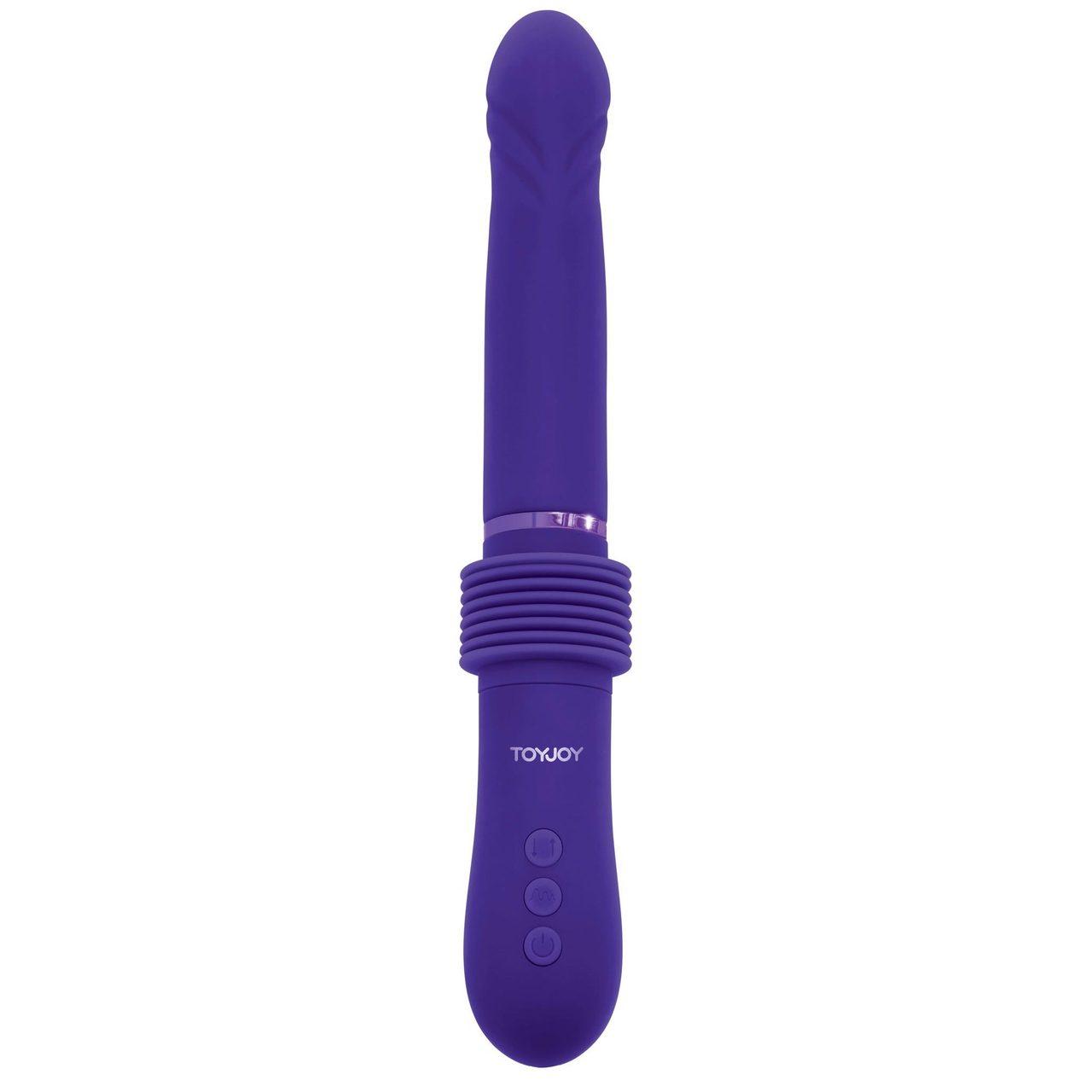 Wibrator pchający thruster 31 cm fioletowy | Ekskluzywne wibratory Loris.pl