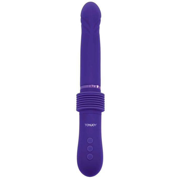 Wibrator pchający thruster 31 cm fioletowy