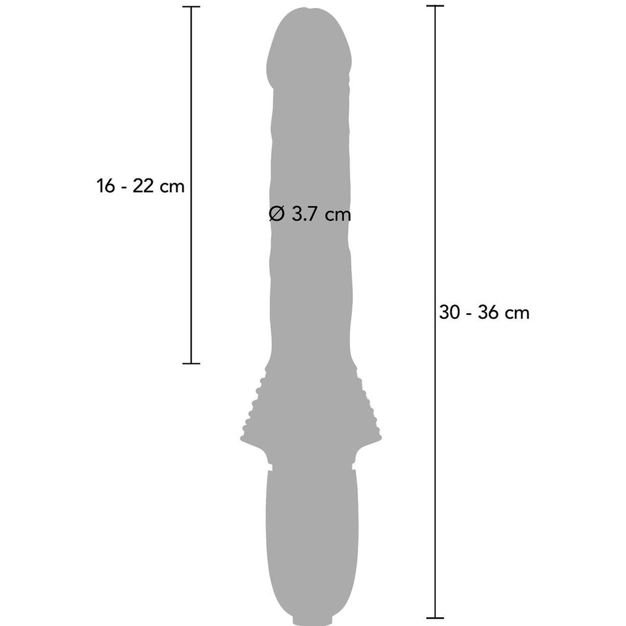 Wibrator pchający thruster 31 cm fioletowy | Ekskluzywne wibratory Loris.pl