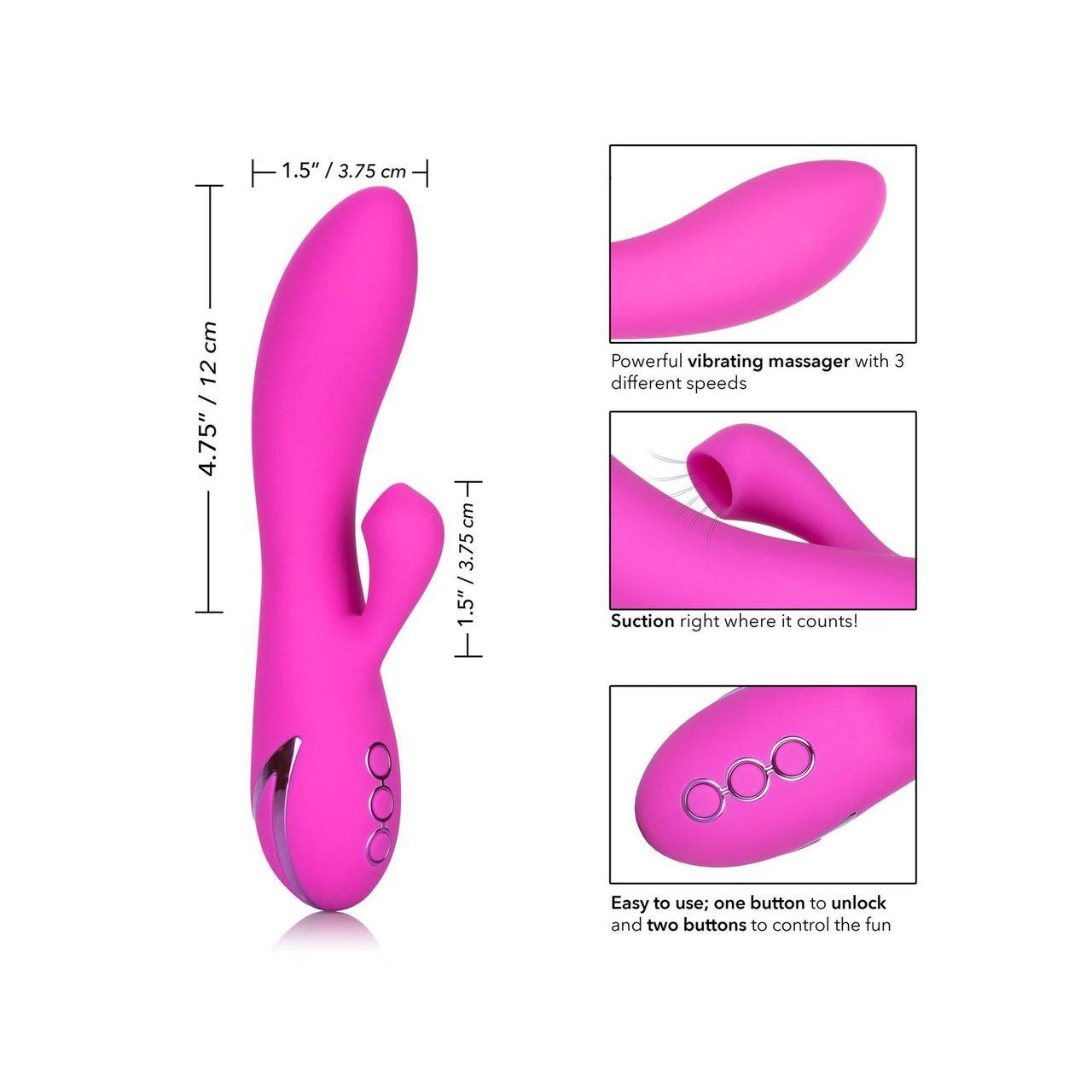 Stymulator ssący łechtaczki i wibrator królik USB | Loris.pl