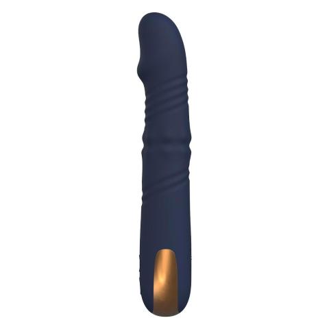 Ekskluzywny wibrator góra dół z rotującymi kuleczkami 22,3 cm