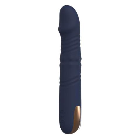 Ekskluzywny wibrator góra dół z rotującymi kuleczkami 22,3 cm