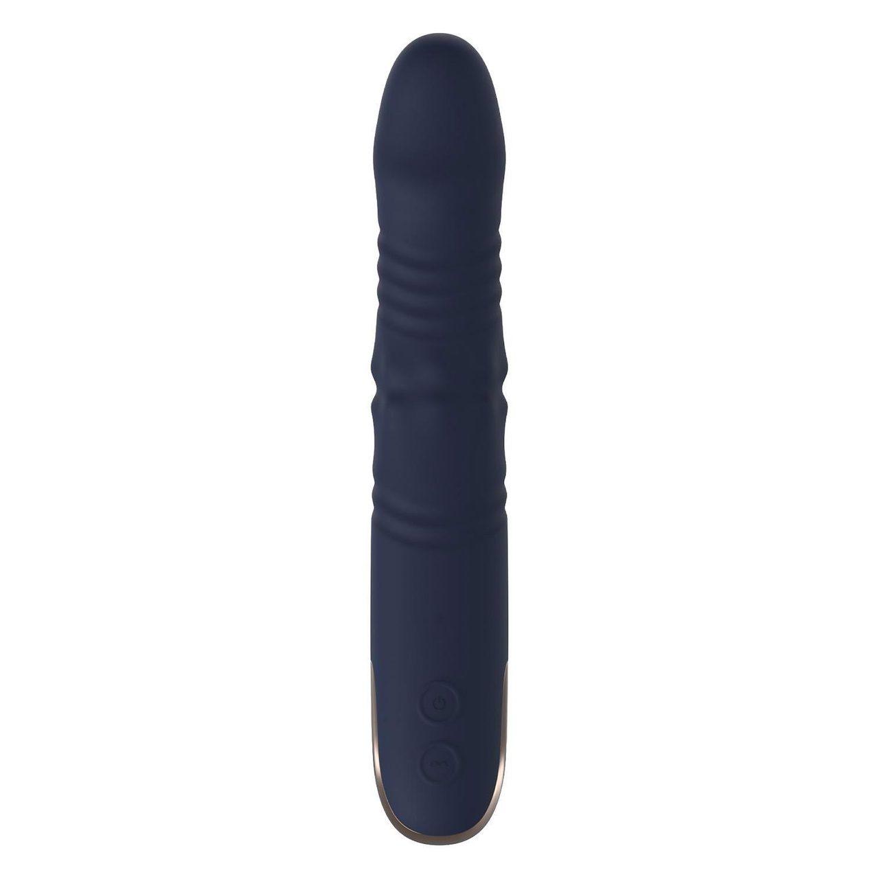 Ekskluzywny wibrator góra dół z rotującymi kuleczkami 22,3 cm | Loris.pl