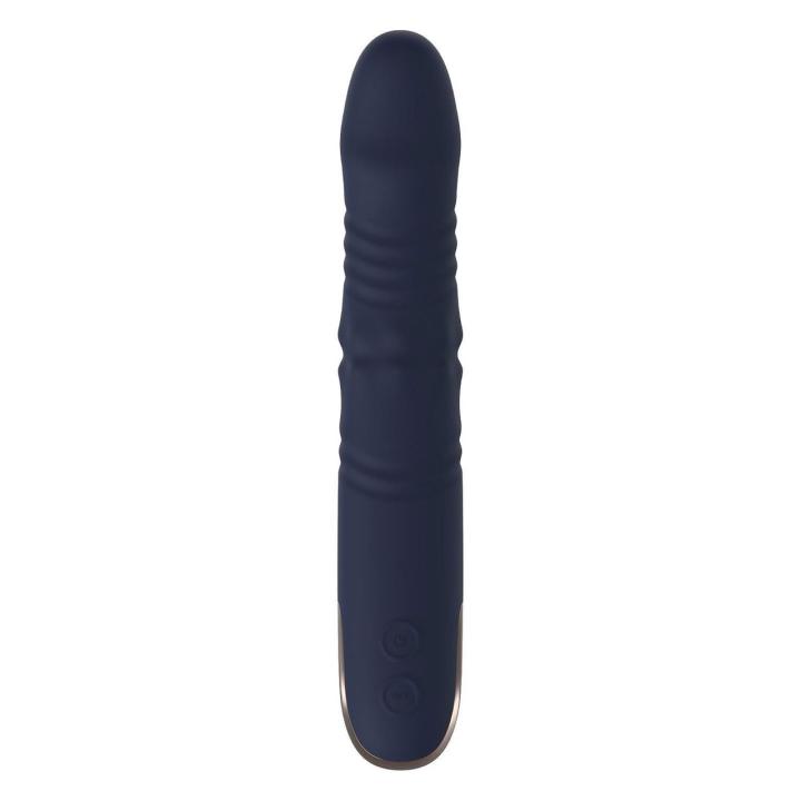 Ekskluzywny wibrator góra dół z rotującymi kuleczkami 22,3 cm