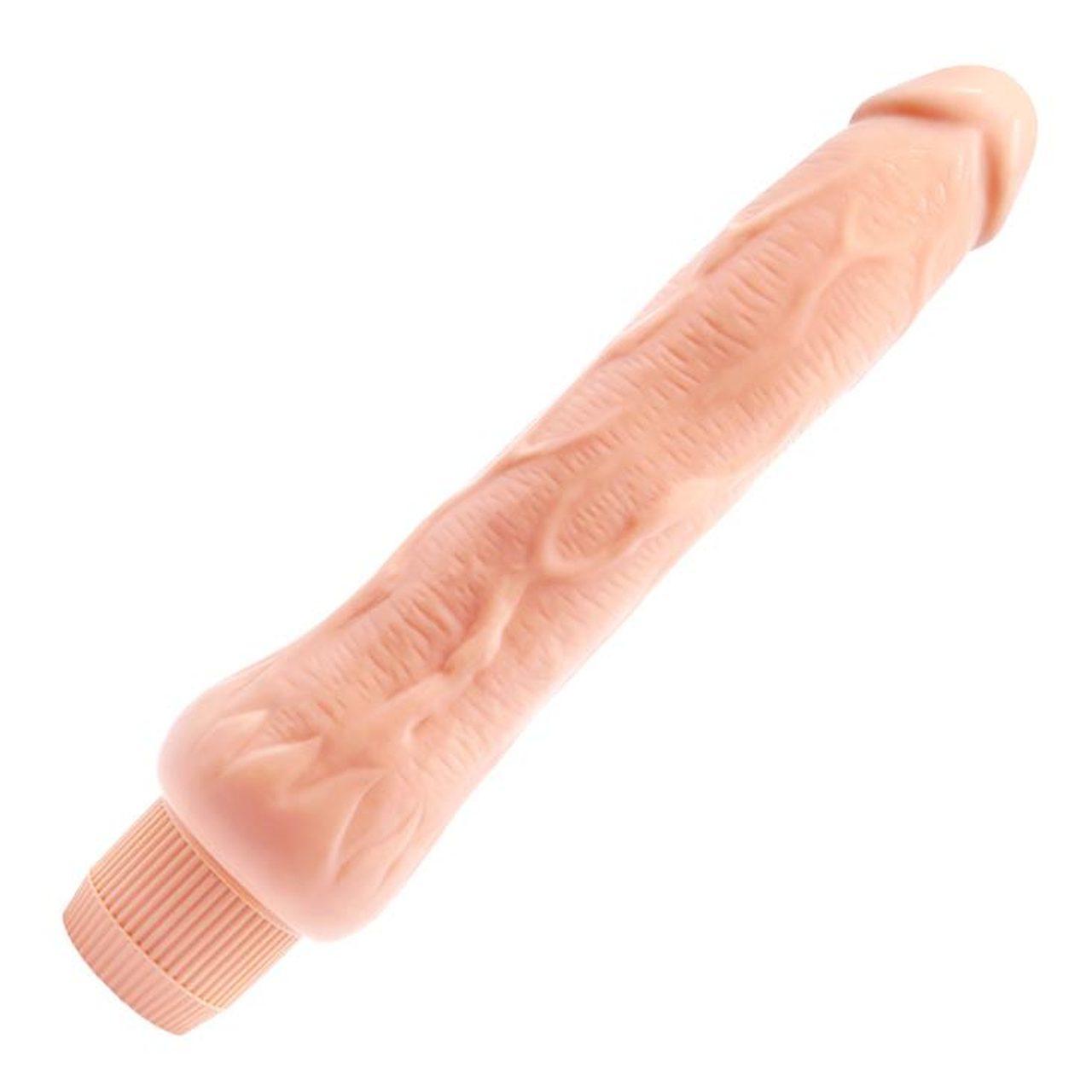 Cielisty wibrator klasyczny 24,9 cm – wibracje, punkt G, obrotowa regulacja